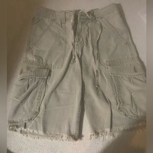True religion cargo shorts sz 34